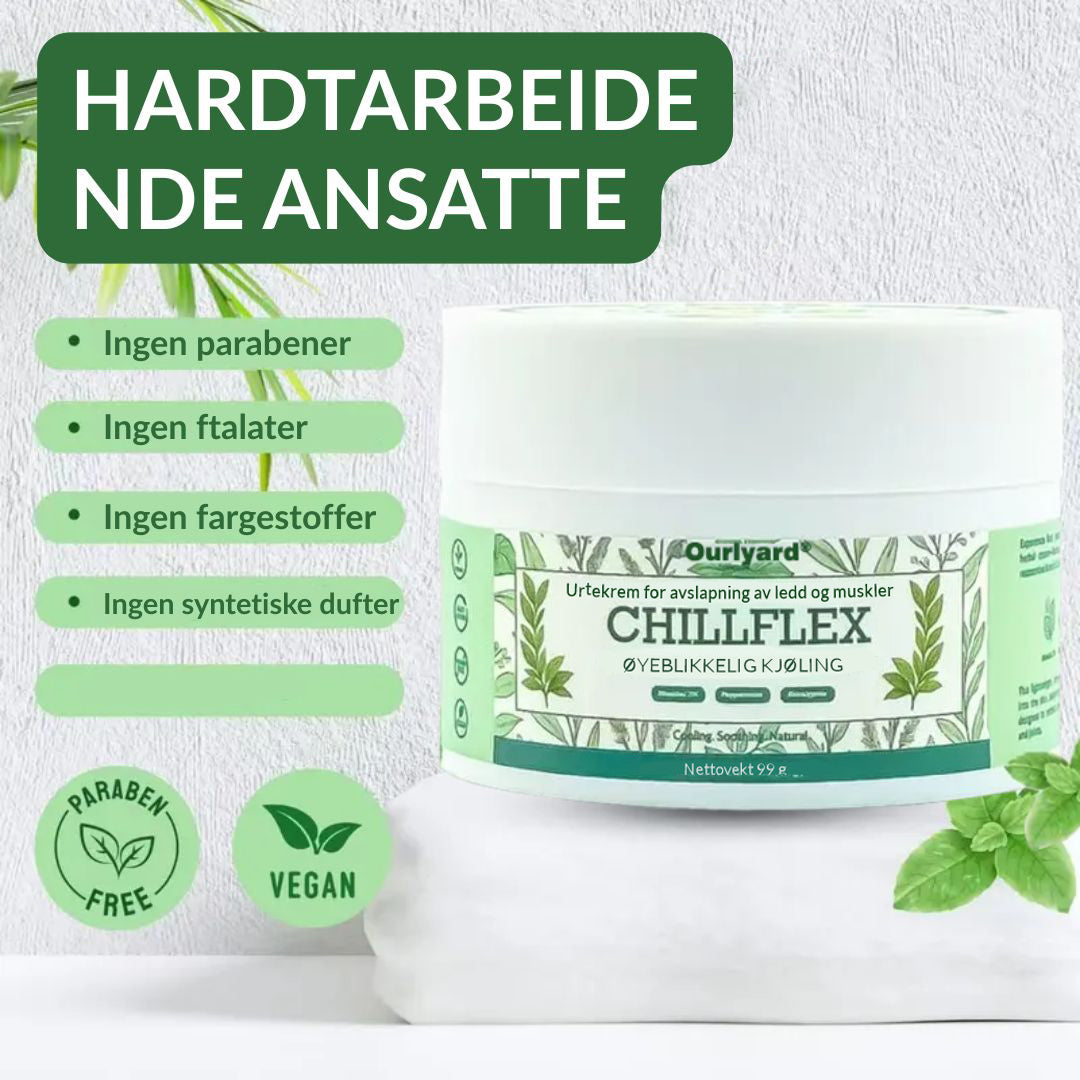 🔥Offisiell butikk: Ourlyard® Chillflex Mint Smertelindrende Krem (Behandling for leddgikt, nervesmerter, revmatiske sykdommer, muskelkramper, rykninger og idrettsskader)
